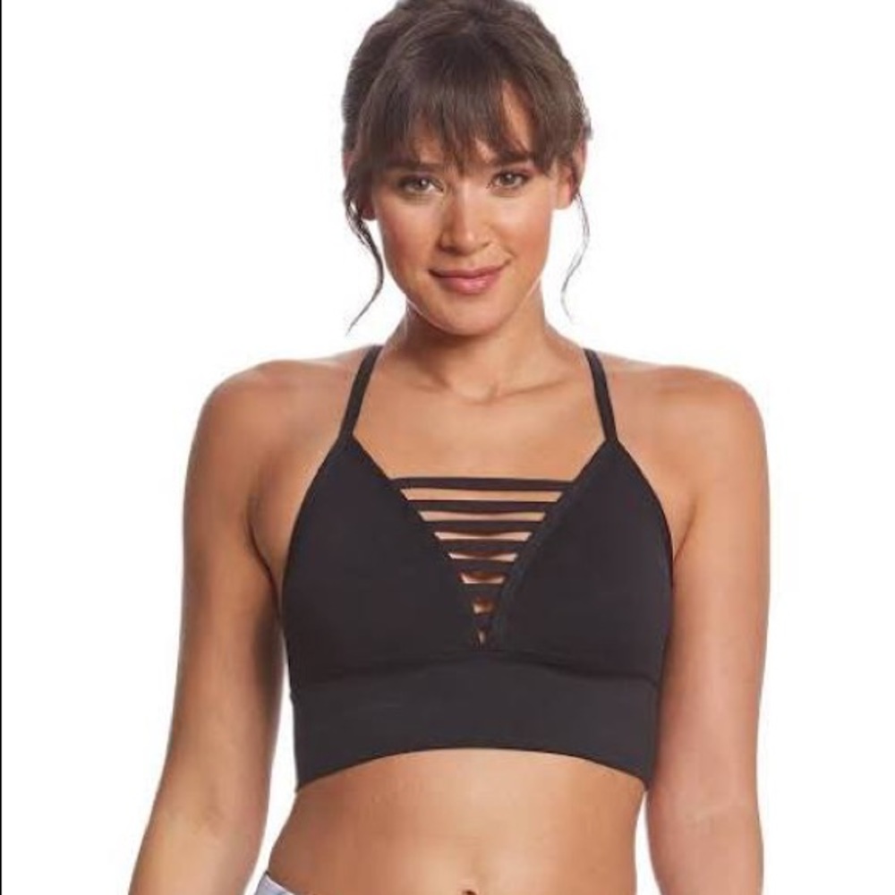 XS Betsey Johnson Sports Bra Black
